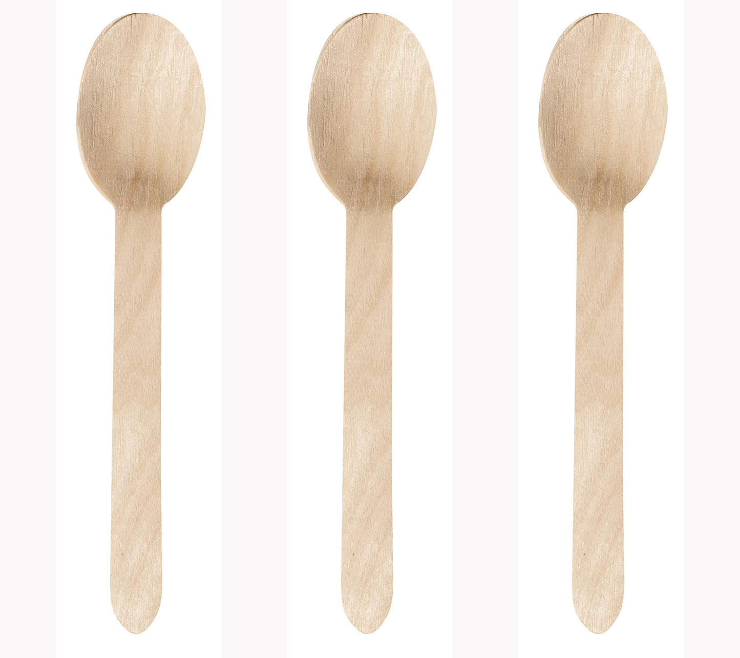 DON PALILLO – 100 cucharas de madera de 16 cm – 100 % naturales, ecológicas y biodegradables